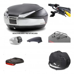 Rear trunk + mounting hardware + accessories  SH48