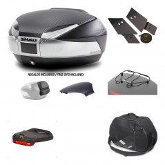 SHAD Baul trasero + herraje montaje accesorios SH48 KIT-180353