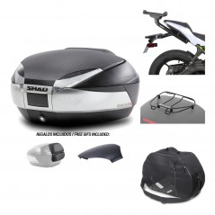 Rear trunk + mounting hardware + accessories  SH48