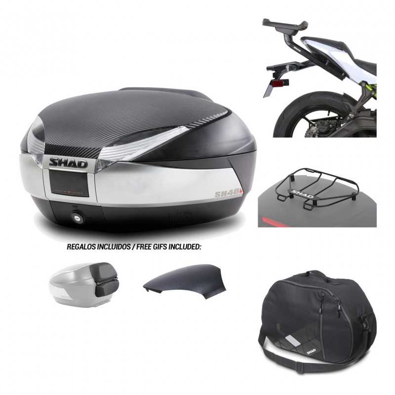 Rear trunk + mounting hardware + accessories  SH48