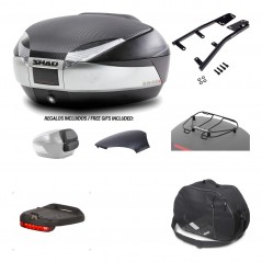 SHAD Baul trasero + herraje montaje accesorios SH48 KIT-180458