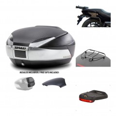SHAD Baul trasero + herraje montaje accesorios SH48 KIT-180506