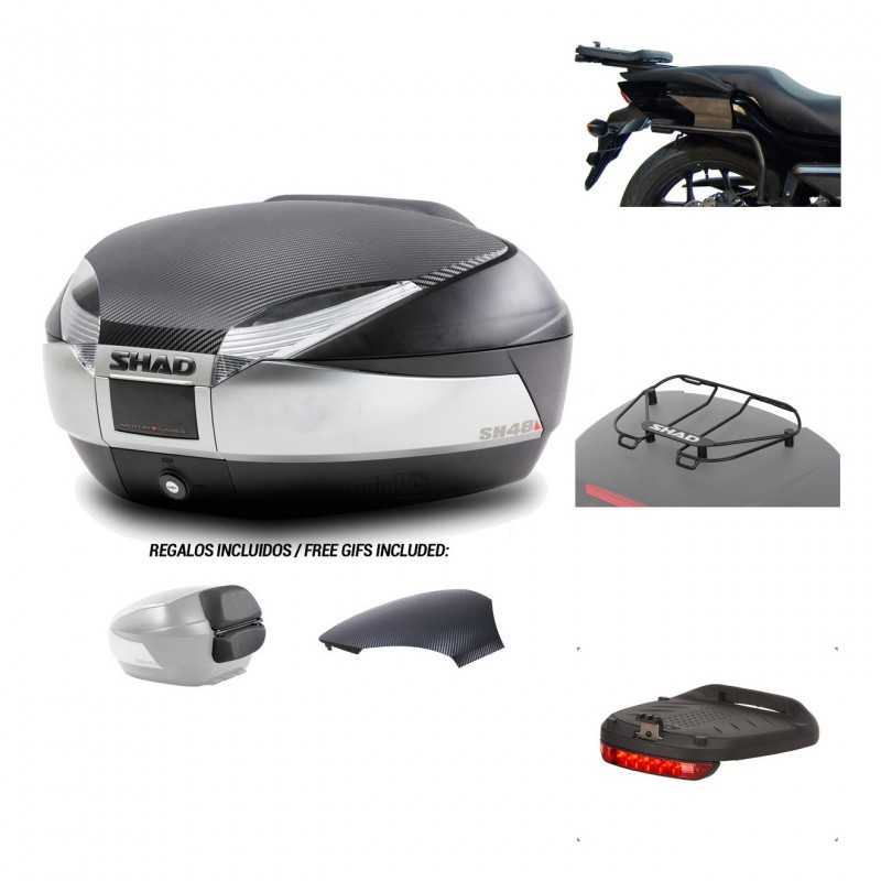 Rear trunk + mounting hardware + accessories  SH48