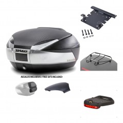 Rear trunk + mounting hardware + accessories  SH48