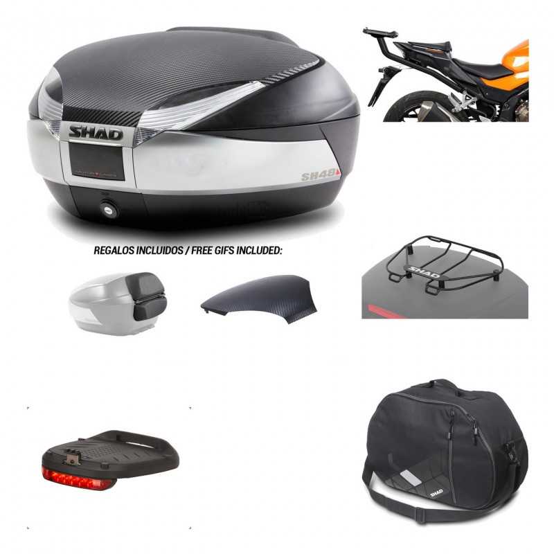Rear trunk + mounting hardware + accessories  SH48