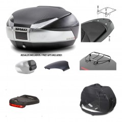SHAD Baul trasero + herraje montaje accesorios SH48 KIT-180408