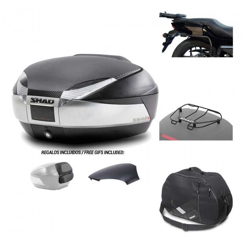 Rear trunk + mounting hardware + accessories  SH48