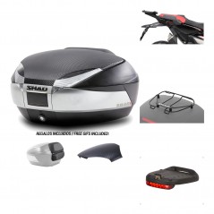 Rear trunk + mounting hardware + accessories  SH48