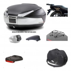 SHAD Baul trasero + herraje montaje accesorios SH48 KIT-180508