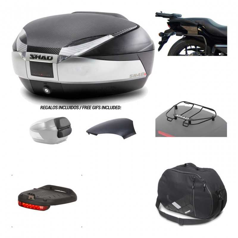 SHAD Baul trasero + herraje montaje accesorios SH48 KIT-180508