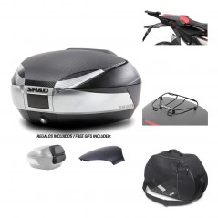SHAD Baul trasero + herraje montaje accesorios SH48 KIT-180608
