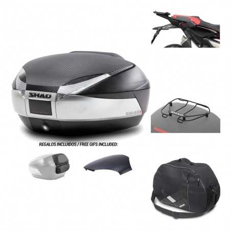 Rear trunk + mounting hardware + accessories  SH48