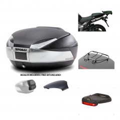 SHAD Baul trasero + herraje montaje accesorios SH48 KIT-180209