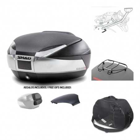 SHAD Baul trasero + herraje montaje accesorios SH48 KIT-180262