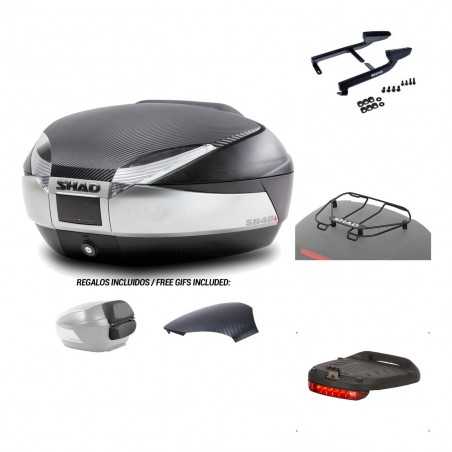 SHAD Baul trasero + herraje montaje accesorios SH48 KIT-180461
