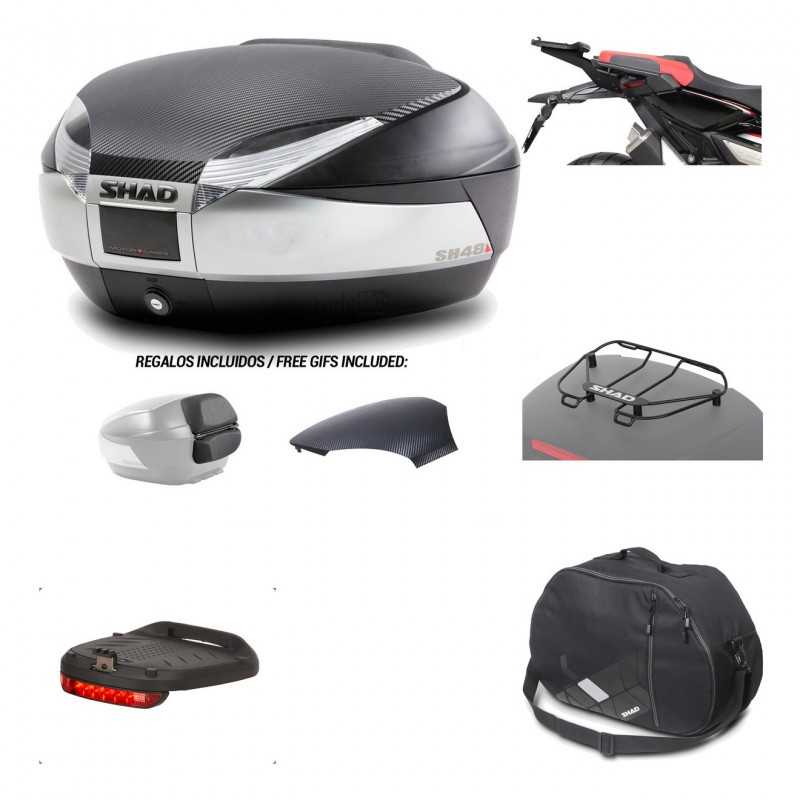 Rear trunk + mounting hardware + accessories  SH48