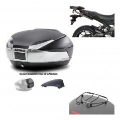 SHAD Baul trasero + herraje montaje parrilla portabultos superior SH48 KIT-180410