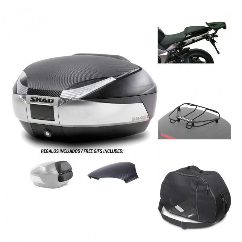 Rear trunk + mounting hardware + accessories  SH48