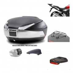 Rear trunk + mounting hardware + accessories  SH48
