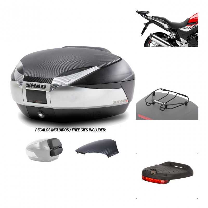 Rear trunk + mounting hardware + accessories  SH48