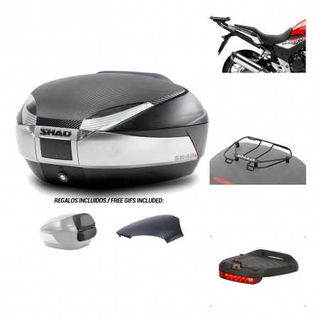 SHAD Baul trasero + herraje montaje accesorios SH48 KIT-180561