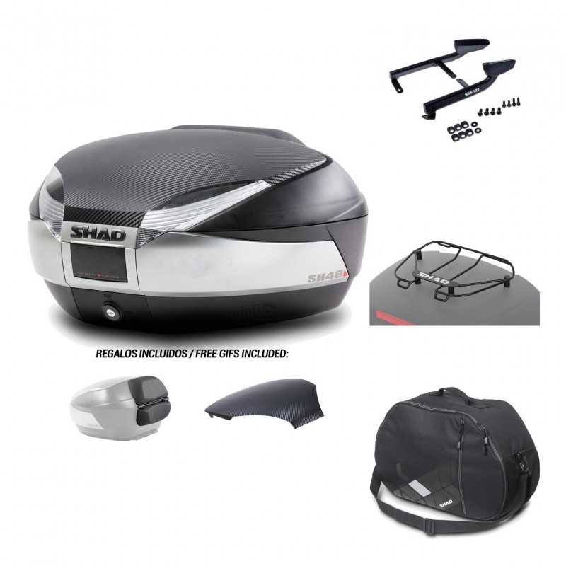 Rear trunk + mounting hardware + accessories  SH48