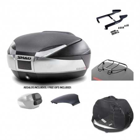 SHAD Baul trasero + herraje montaje accesorios SH48 KIT-180462
