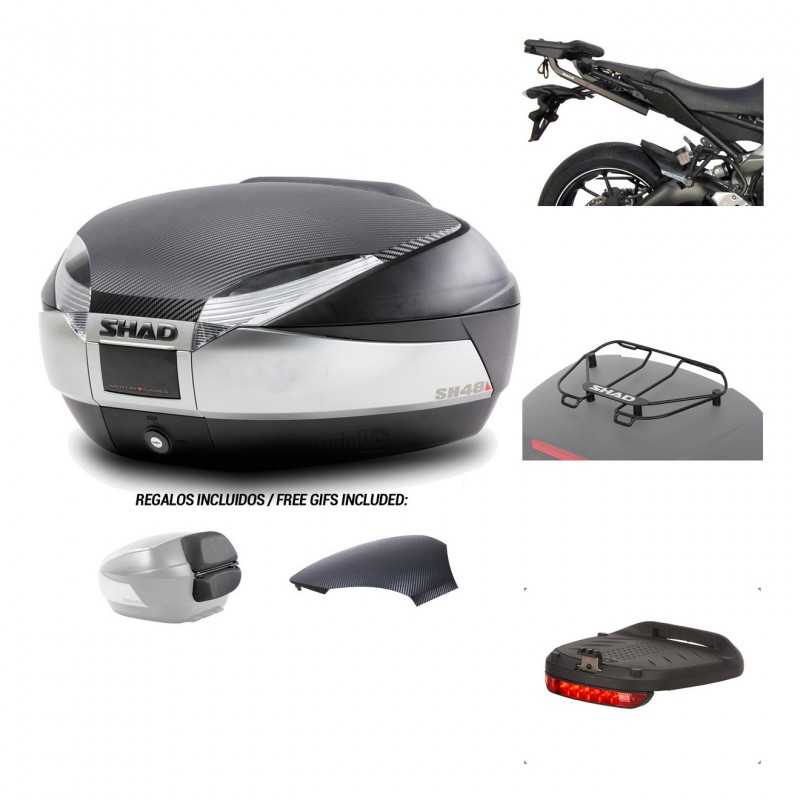 SHAD Baul trasero + herraje montaje accesorios SH48 KIT-180411