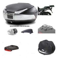 Rear trunk + mounting hardware + accessories  SH48
