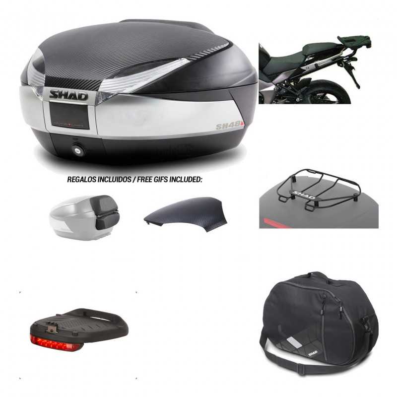 Rear trunk + mounting hardware + accessories  SH48