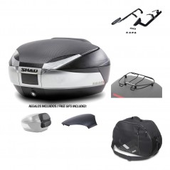 Rear trunk + mounting hardware + accessories  SH48