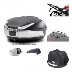 SHAD Baul trasero + herraje montaje accesorios SH48 KIT-180562
