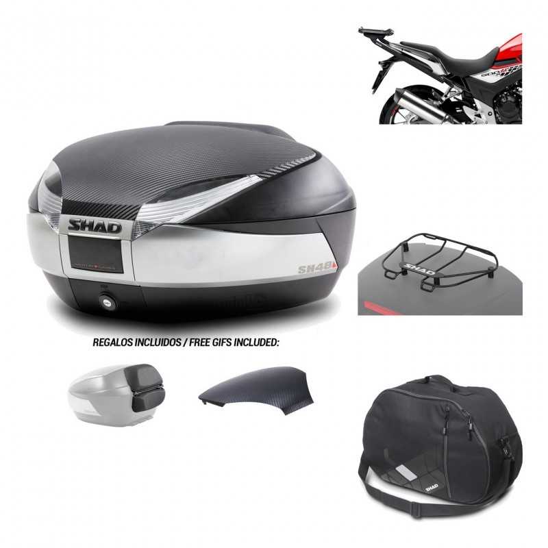 Rear trunk + mounting hardware + accessories  SH48