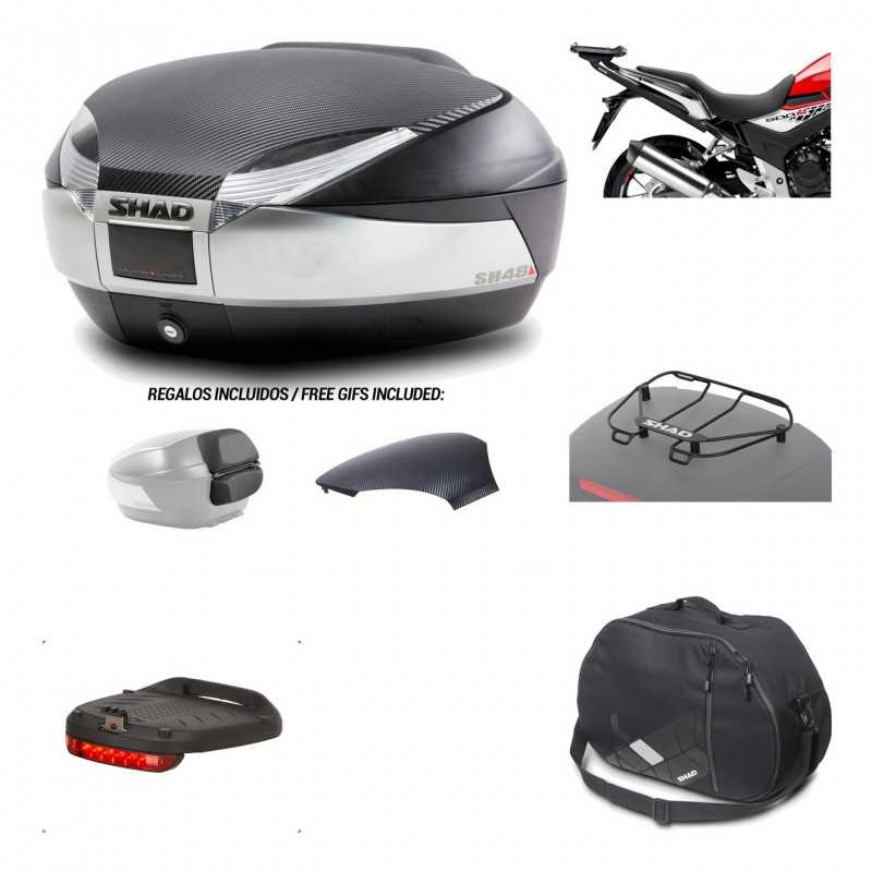 Rear trunk + mounting hardware + accessories  SH48