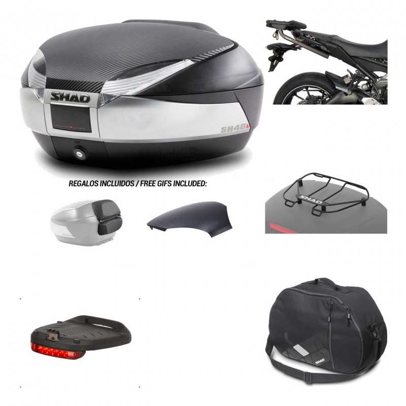 SHAD Baul trasero + herraje montaje accesorios SH48 KIT-180413