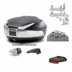 Rear trunk + mounting hardware + accessories  SH48