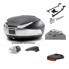 Rear trunk + mounting hardware + accessories  SH48