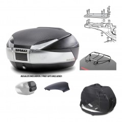 Rear trunk + mounting hardware + accessories  SH48