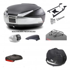 SHAD Baul trasero + herraje montaje accesorios SH48 KIT-180268