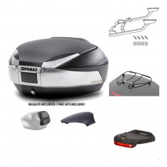 Rear trunk + mounting hardware + accessories  SH48