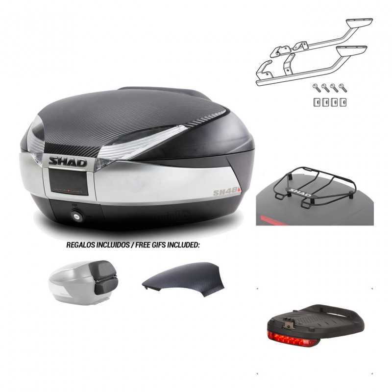 Rear trunk + mounting hardware + accessories  SH48