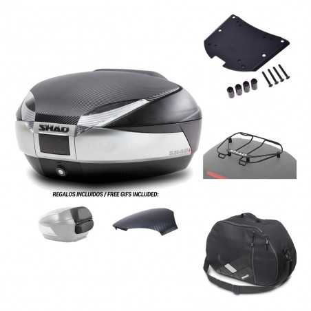 SHAD Baul trasero + herraje montaje accesorios SH48 KIT-180317