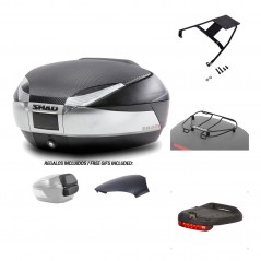 SHAD Baul trasero + herraje montaje accesorios SH48 KIT-180416