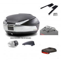 Rear trunk + mounting hardware + accessories  SH48