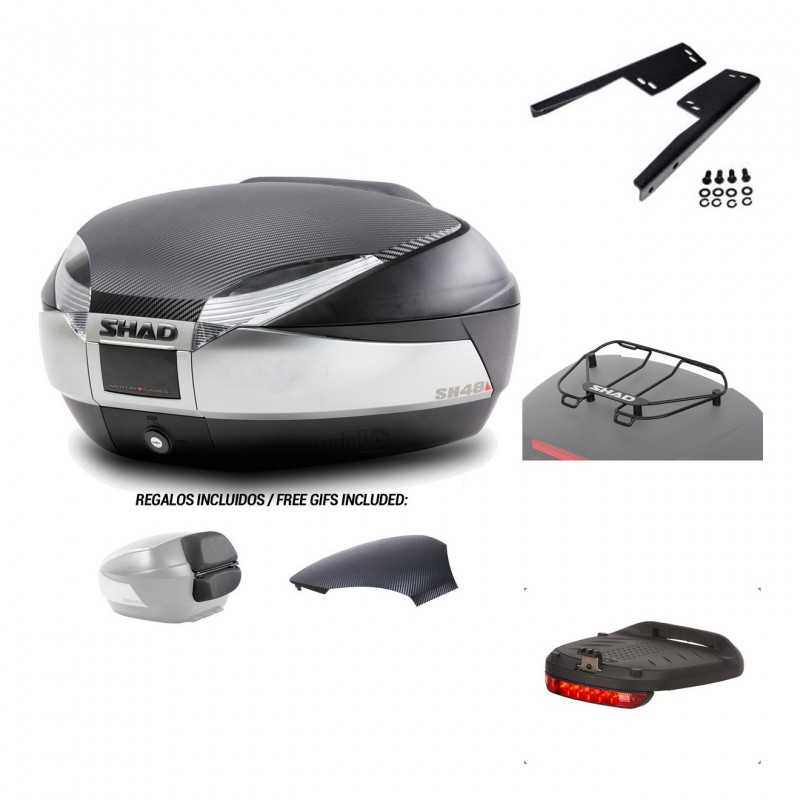 Rear trunk + mounting hardware + accessories  SH48