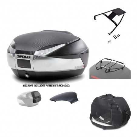 SHAD Baul trasero + herraje montaje accesorios SH48 KIT-180417