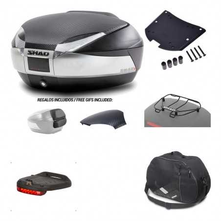 SHAD Baul trasero + herraje montaje accesorios SH48 KIT-180318