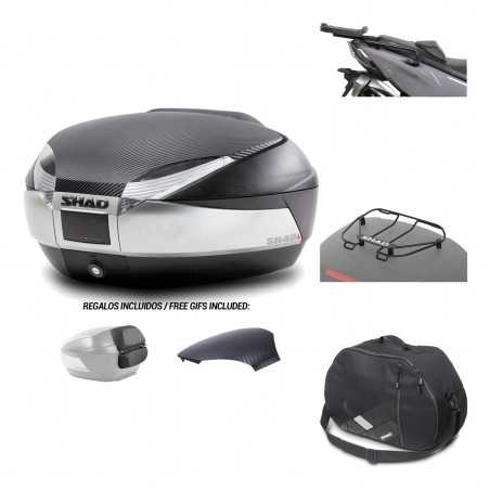 SHAD Baul trasero + herraje montaje accesorios SH48 KIT-180616
