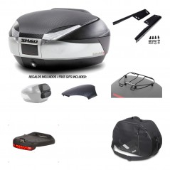 Rear trunk + mounting hardware + accessories  SH48