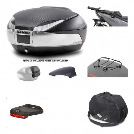 SHAD Baul trasero + herraje montaje accesorios SH48 KIT-180617